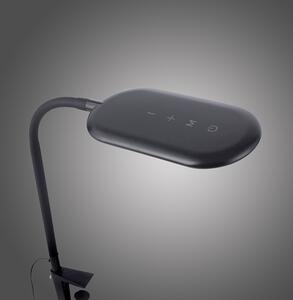 Modern bilincslámpa, fekete, szabályozható LED-del - Kiril