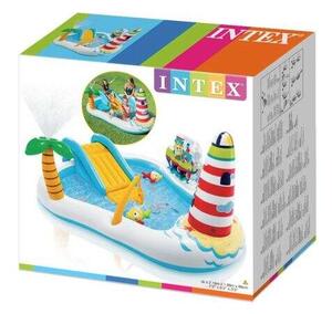 Intex Fishing Fun felfújható Gyerekmedence 218x188x99cm - Tengerp