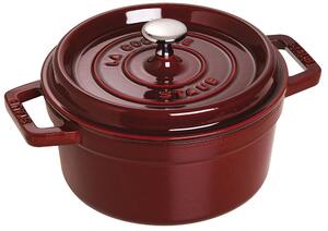 Staub La Cocotte Öntöttvas Lábas fedővel 24cm - Bordó