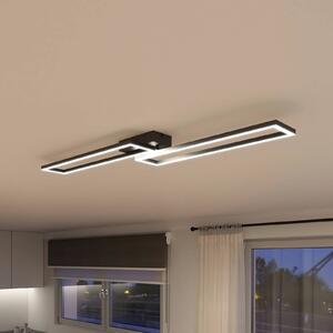 Tint Müller Licht LED mennyezeti lámpa Ciso, RGB, CCT, fekete, dimmelhető, Fekete, Nappali / Étkező, fém, Modern