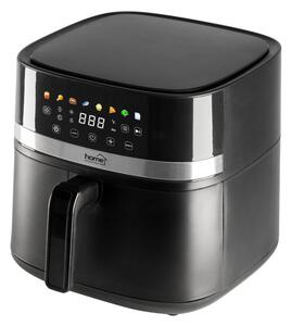 HOME HGAF8 digitális air fryer, forrólevegős fritőz, 8 liter kapacitás, 2000 W, hőmérsékleti tartomány 80 – 200 °C