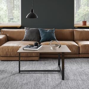 Hanah Home Dohányzóasztal, diófa / Black Merideths - diófa