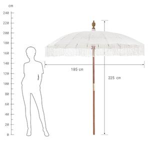 MACRAMÉ kézzel készített napernyő, Ø 1,8 cm