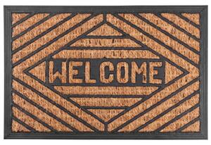 Lábtörlő MagicHome RBP 193, Welcome 3, 40 x 60 cm gumi/panama