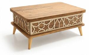 Hanah Home Coffee Table Pine Ottowa Ada - Pine