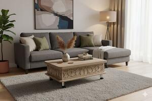 Hanah Home Coffee Table Alaska Adt - Alaska