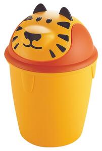 Kosár Curver® TIGER BIN, orszlán, gyerek, 26x26x38 cm, szemétre