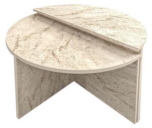 Hanah Home Coffee Table Travertine Dolunay - Travertine