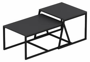 Hanah Home Dohányzóasztal Antracit Minimál - Antracit