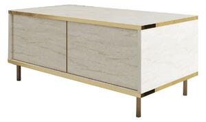 Hanah Home Imaj dohányzóasztal, Travertin Gold - Travertin