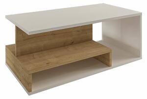 Hanah Home Coffee Table White Sapphire Oak Vera Mini - White, Sapphire Oak