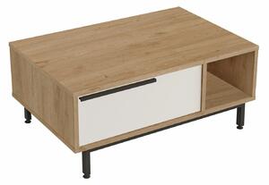 Hanah Home Dohányzóasztal tölgy/fehér ON2-SW