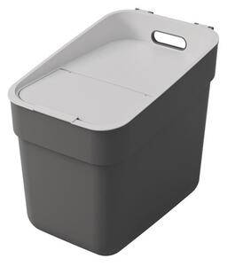Szemetes Curver® READY TO COLLECT, 20 liter, 24.6x36.7x33.1 cm, sötétszürke
