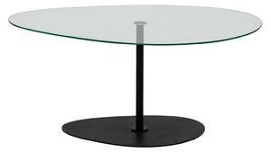 Hanah Home Coffee Table Transparent Black Porto - Transparent, Black