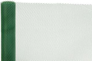 Kerítés ECONOMY 3, 1000/10x10 mm, hatszögletű minta, 300g/m2, zöld, teljesen műanyag, csomag 05 m
