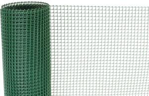 Kerítés ECONOMY 5, 1000/10x10 mm, négyzet alakú minta, 300g/m2, zöld, teljesen műanyag, csomag 10 m