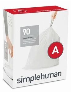 Simplehuman zsák szemeteskosárba A 4,5 l, 90 db