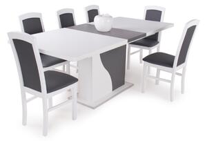 Aliz asztal Barbi székekkel | 6 személyes étkezőgarnitúra