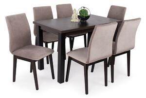 Berta asztal Lotti székekkel | 6 személyes étkezőgarnitúra