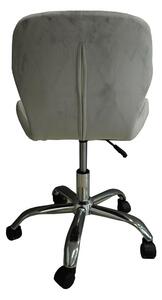 NERO VELVET világosszürke irodai szék