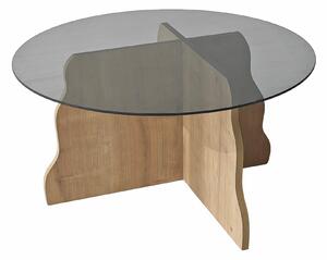 Hanah Home Sapphire Oak Fume Butterfly dohányzóasztal - Sapphire Oak, Fume