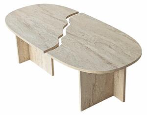 Hanah Home Coffee Table Travertine Missisipi - Travertine