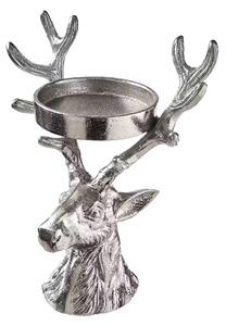 OH MY DEER gyertyartó szarvas 11 cm, ezüst