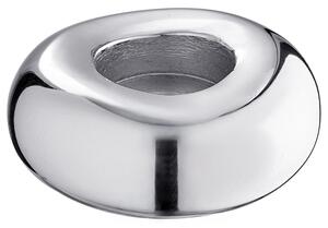 CHROME gyertyartó 9,5cm , ezüst