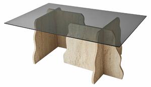 Hanah Home Coffee Table Travertine Fume Canyon - Travertine, Fume