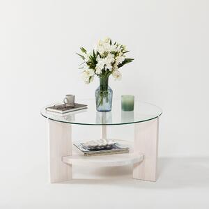 Hanah Home Dohányzóasztal Fehér Mahal - Fehér