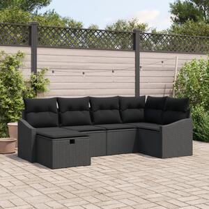 Kanapé Szett párnával 7 pcs polirattan