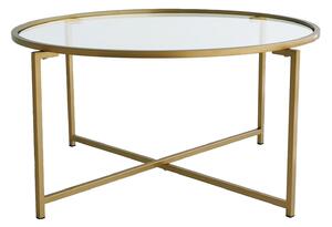 Hanah Home Coffee Table Gold Gold Sun S404