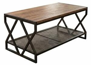 Hanah Home Coffee Table Atlantic Pine Black Drak - Atlantic Pine, Black
