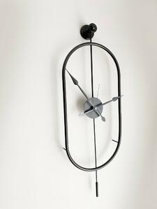 Wallity Dekoratív Fém Falióra Fekete Mclock-00104