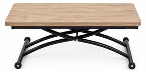 Hanah Home Mini Juppo Ext dohányzóasztal - antik fekete