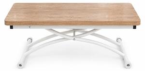 Hanah Home Mini Juppo Ext dohányzóasztal, antik fehér