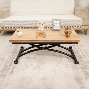 Hanah Home Mini Juppo Ext Dohányzóasztal Fenyő, Fekete