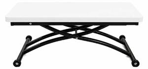 Hanah Home Mini Juppo Ext dohányzóasztal - fehér, fekete