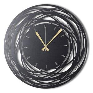 Wallity Dekoratív Fém Falióra Fekete WATCH-042