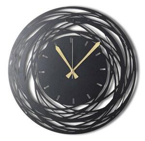 Wallity Dekoratív Fém Falióra Fekete WATCH-043