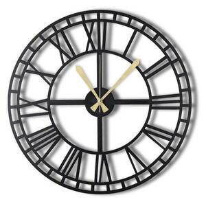 Wallity Dekoratív Fém Falióra Fekete WATCH-038