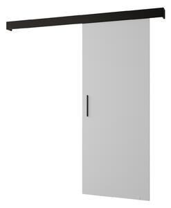 Tolóajtó 90 cm Sharlene I (beton + matt fekete + fekete