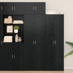 Tárolószekrény Fekete tölgy 70x42.5x225 cm Mérnöki Fa