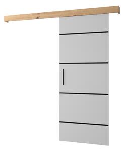 Tolóajtó Sharlene IV (beton + matt fehér + fekete). 1043745
