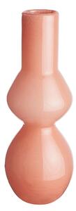 CANDY üveg váza, narancssárga 33 cm