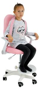 Növekvő székek gyerekeknek lábtartóval és pántokkal Aureola (rózsaszín + fehér). 1028719