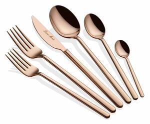 Hermia Evőeszköz Készlet (36 darabos) Rose Gold Allegra Titanium - Rose Gold