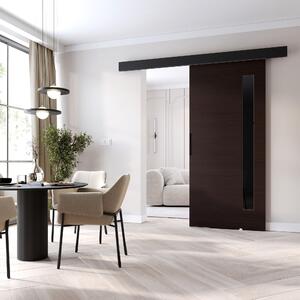 Beltéri faliajtó BARRET 17 - 86 cm, wenge / fekete