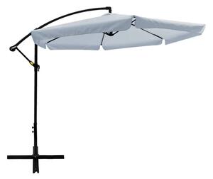 Patio kerti napernyő 3 m szürke