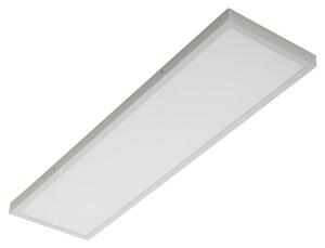 XPLANET LED mennyezeti lámpa matt fehér, 30x120 cm